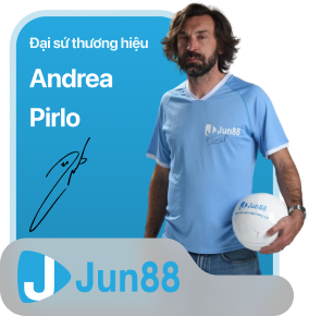 Đại sứ thương hiệu Andrea Pirlo Jun88